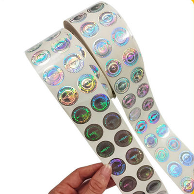 Holograma falsificado anti Vial Label Digital Printing Hologram Vial Label