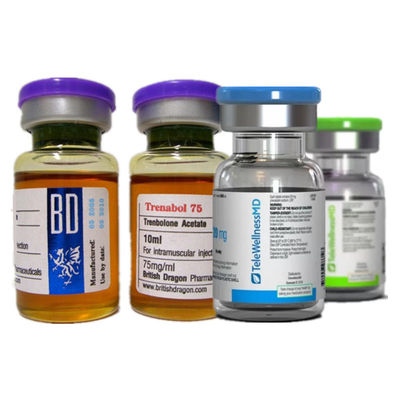Alta ISO certificación impermeable de 10ml Amber Medicine Glass Vials los 5.5cm
