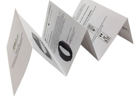 Impresión de encargo del prospecto del color de Pantone, impresión reciclada brillante del folleto