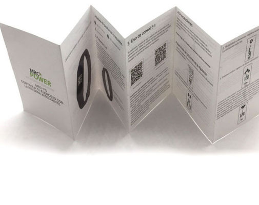 Impresión de encargo del prospecto del color de Pantone, impresión reciclada brillante del folleto
