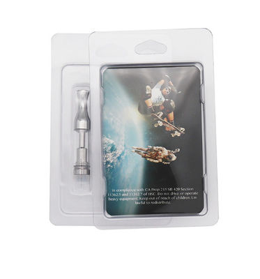 tarjeta de 200gsm Art Paper Silver Hologram Blister que empaqueta para Pen Cbd