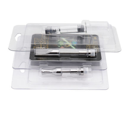 tarjeta de 200gsm Art Paper Silver Hologram Blister que empaqueta para Pen Cbd