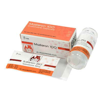 Grabado en relieve imprimiendo 25m m 10ml ancho Vial Labels For Steroid Sustanon 250