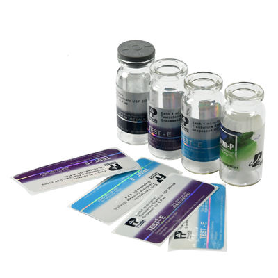 Holograma adhesivo fuerte 10ml Vial Labels For Primobolan 100mg/Ml de 25x60m m