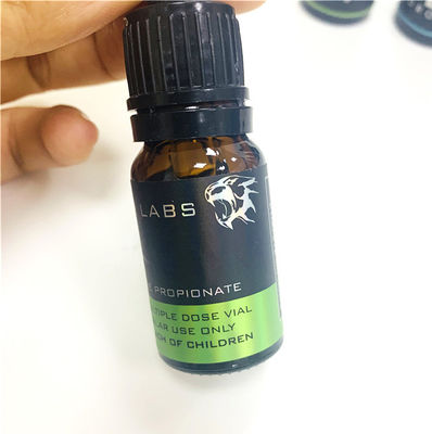 Etiquetas de la botella del papel 10ml del laser, etiqueta imprimible de la prescripción del color de Pantone