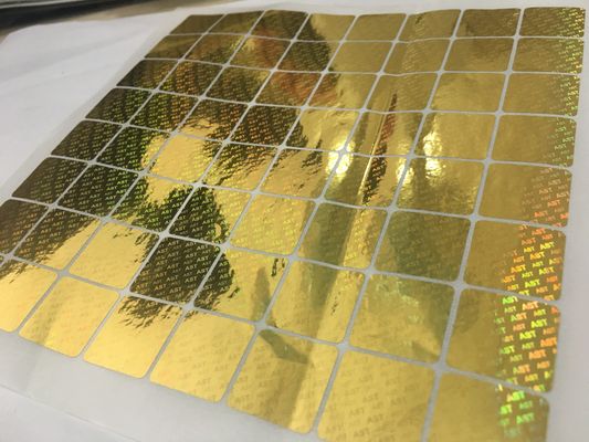 Holograma falsificado anti Vial Label Digital Printing Hologram Vial Label