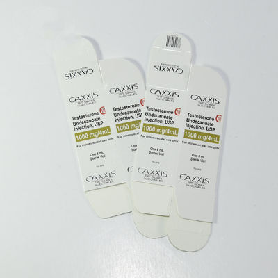 Color 10ml biodegradable Vial Boxes For Medicine Packaging de Pantone