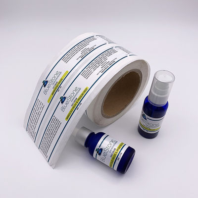 Etiquetas a prueba de calor de la botella del dropper 30ml de la etiqueta engomada los 3.5x7.6cm del vinilo del PVC