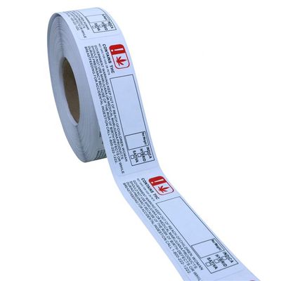 Etiquetas engomadas de encargo de la hoja de oro de la anchura de RoHS 70m m para la botella del dropper 10ml