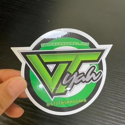 Congelación brillante adhesiva fuerte de la etiqueta engomada del vinilo del PVC de la laminación resistente