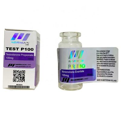 Color olográfico falso anti del vinilo 10ml Vial Labels CMYK para la medicación