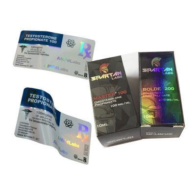 Acabamiento ULTRAVIOLETA de cristal de Vial Labels With Spot de la farmacia disponible