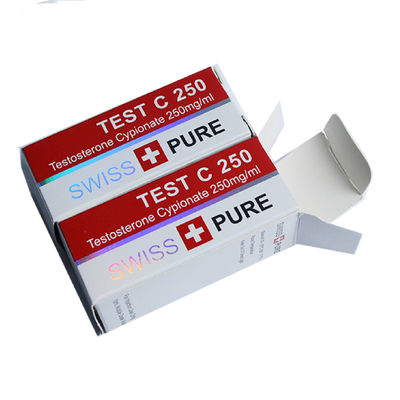 Capa ULTRAVIOLETA 10ml Vial Boxes, cajas de empaquetado de la cartulina blanca 300gsm