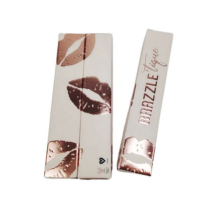 300g/M2 caja de papel cosmética, Matt Lamination Lipstick Paper Box