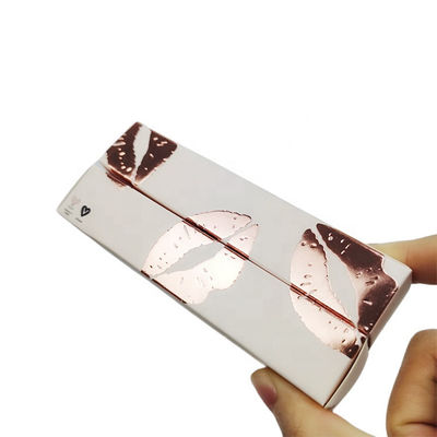 300g/M2 caja de papel cosmética, Matt Lamination Lipstick Paper Box