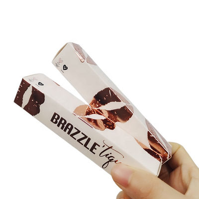 300g/M2 caja de papel cosmética, Matt Lamination Lipstick Paper Box