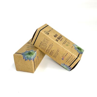 Cajas de empaquetado de papel biodegradables del ISO 250gsm Kraft para la barra del jabón