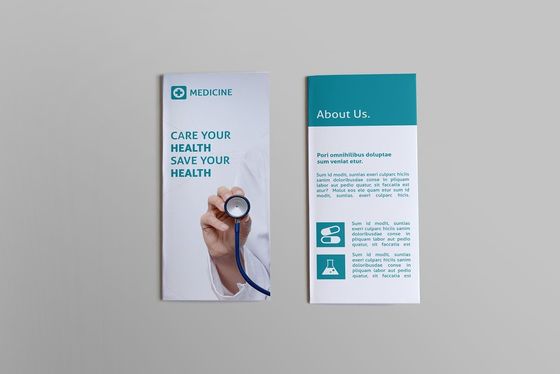 prospecto de encargo de 128gsm Art Paper A4 que imprime para las cajas de la medicina