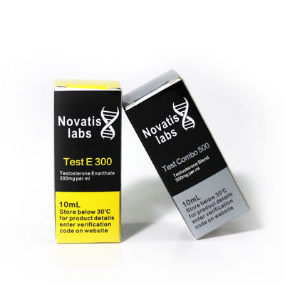 Holograma plegable 300g 10ml de papel hecho a mano Vial Boxes For Steroid