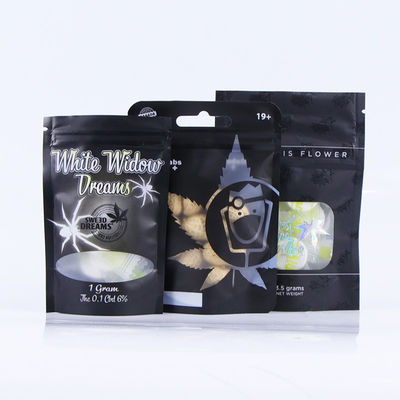 Bolsa Ziplock laminada olográfica ULTRAVIOLETA, bolsos reutilizables del holograma del papel de aluminio para las tabletas orales