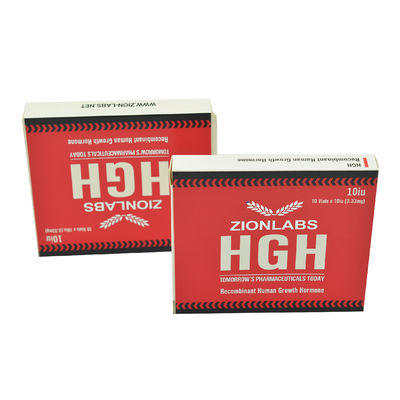 Hormona de crecimiento humano 2 3 10ml Vial Boxes With Match Labels y bandeja plástica