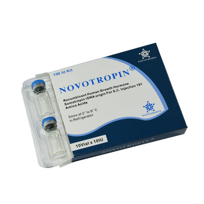 Hormona de crecimiento humano 2 3 10ml Vial Boxes With Match Labels y bandeja plástica