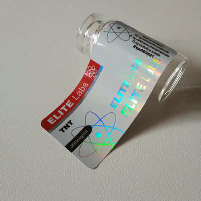 Grado de plata Vial Labels esteroide de Pharma de la hoja de oro