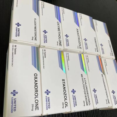 Winstrol hace tabletas la impresión de la caja de papel, sellando la hoja de plata grabó en relieve las cajas de la píldora de la medicina
