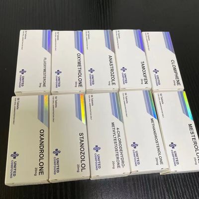 Winstrol hace tabletas la impresión de la caja de papel, sellando la hoja de plata grabó en relieve las cajas de la píldora de la medicina